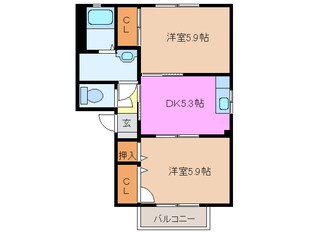 ウィステリアの物件間取画像